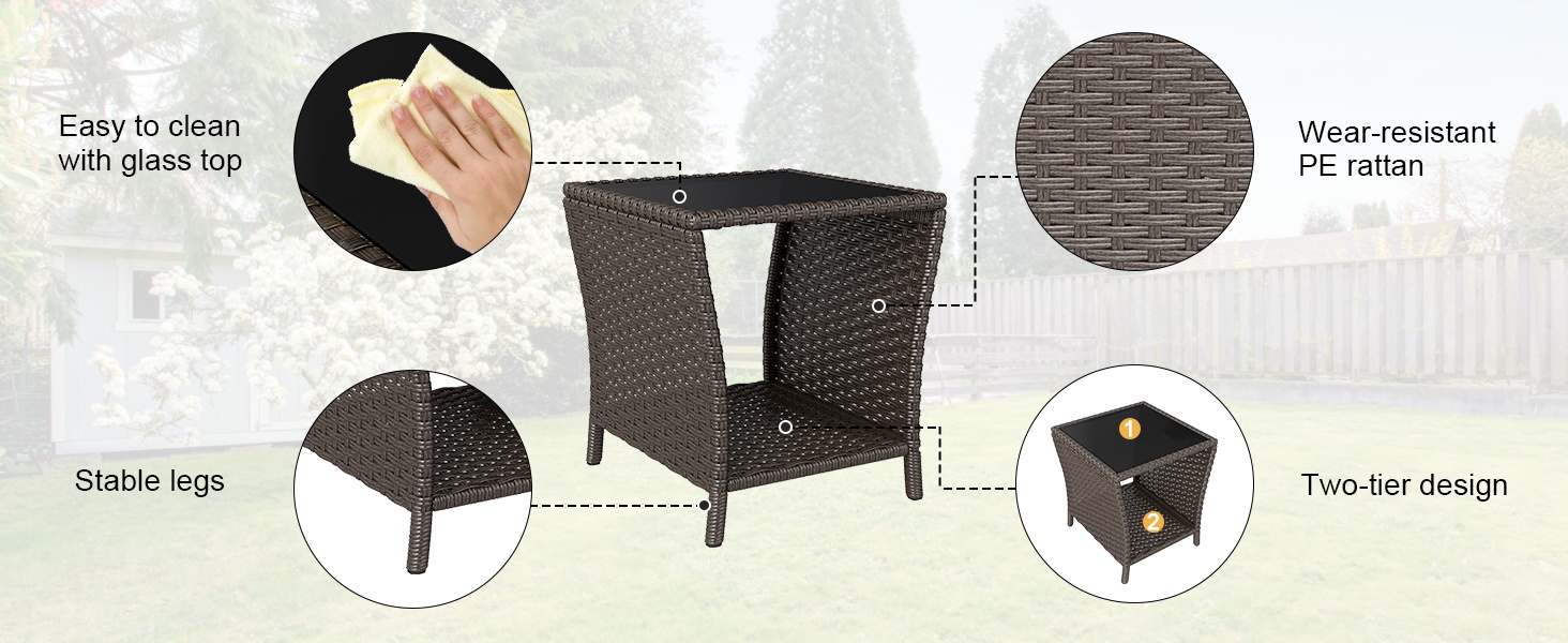 outdoor side table