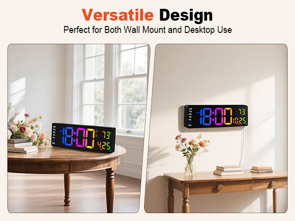 battery operated digital clock