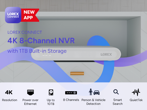Lorex Connect 4K 8-Channel NVR