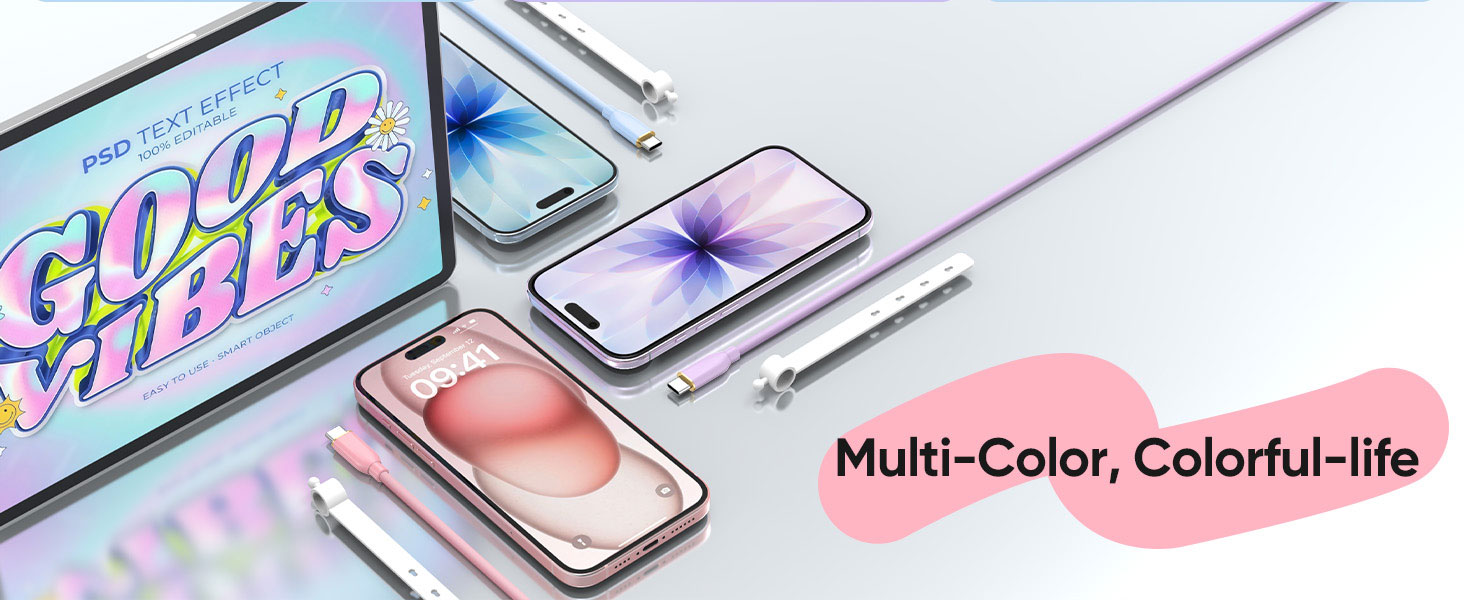 silicone usb c to usb c cable