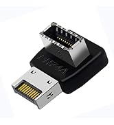 WENZIYAXU Right Angle USB Type E Adapter, 90 Degree USB Type-E Connector(A)