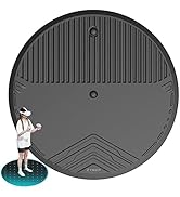 ZYBER VR Mat Compatible with Oculus Quest 2 Quest 3 Accessories, 39.4" Round Anti Fatigue Large V...