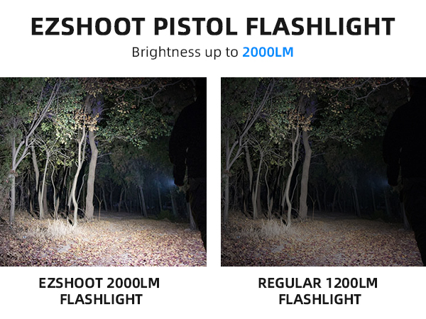 pistol flashlight