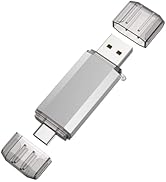 RAOYI 128GB USB C Flash Drive, 2 in 1 USB 3.0 Type C Dual OTG Metal Thumb Drive Jump Drive Memory...