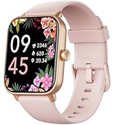Fitpolo Smart Watch for Women,1.8” Touchscreen, Bluetooth Call, Alexa Built-in,24/7 Heart Rate, S...