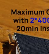 2Pack 45in Solar Panel Brackets