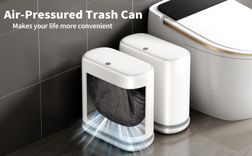 small garbage can with lid