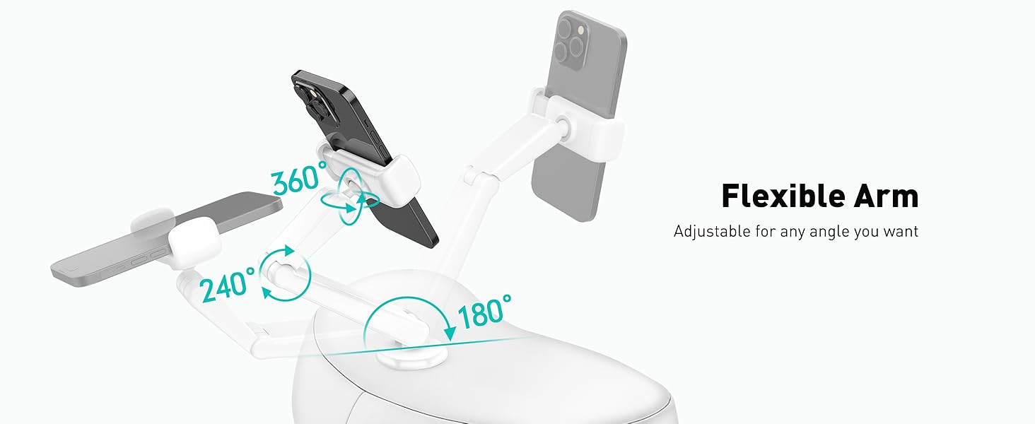 bed phone holder laying down