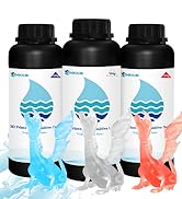  High Tough ABS-Like Popular Clear 3D Printer Resin Bundle, High Precise Great Details 3D 