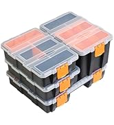 Torin AG421B Hardware &amp; Parts Organizers: 4 Piece Versatile And Durable Storage Toolbox for Bolts...