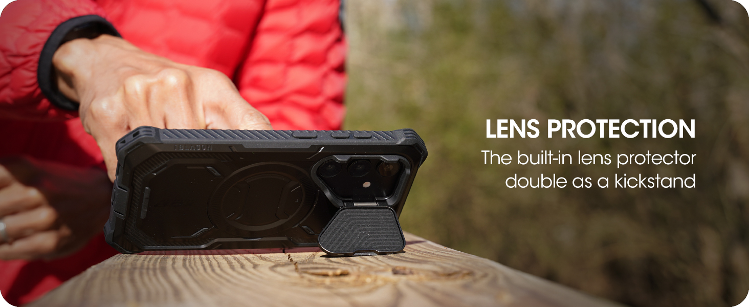 S25 Ultra Case with Camera Cover 