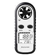 Digital Wind Speed Meter Anemometer, Handhled Wind Gauges Measuring Wind Chill Temperature Speed,...