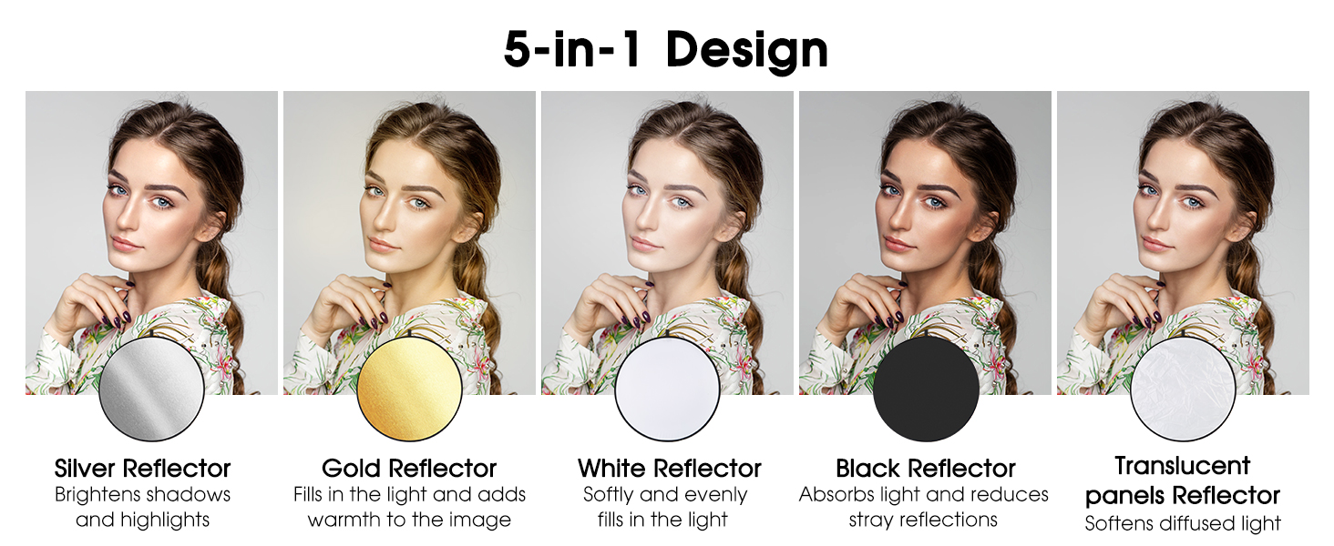 5-in-1 Light Reflector
