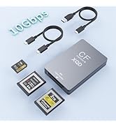 10Gbps CFExpress Type B Card Reader - 5 in 1 USB C&amp;USB A CFexpress/XQD/SD Card Reader for CFexpre...