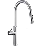 Eurolife Kitchen Faucets, with Pull Down Sprayer, 3 Functions Spray, Kitchen Sink Faucets for Far...
