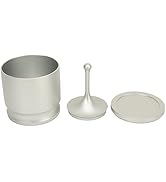 Coffee Dosing Cup, Coffee Dosing Ring Powder Receiver Container, Dosing Rings Press Aluminum Allo...