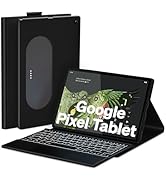 DoohowCase Bluetooth Keyboard Case Touch for Google Pixel Tablet 11" 2023, Supports Official Char...