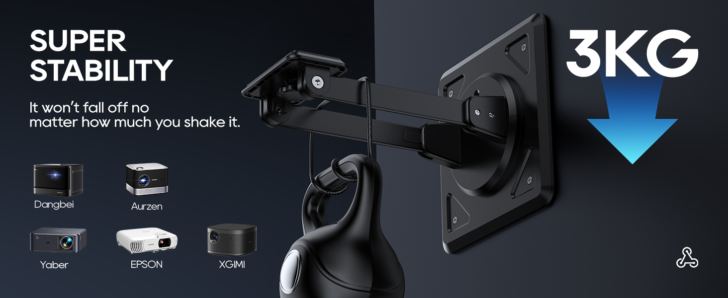 Projector Mount Projector Stand, Ceiling Wall Desktop Mount