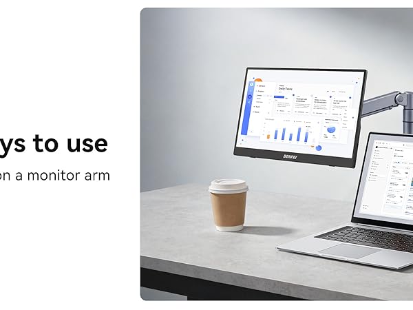 BENFEI Portable Monitor 15.6&amp;#39;