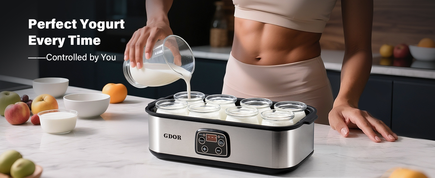 Perfect Yogurt Every Time — Controlled by You