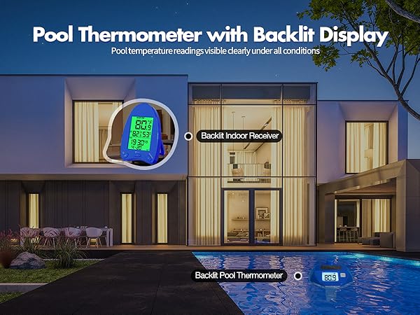 pool thermometer floating easy read solar pool thermometer digital pool thermometer