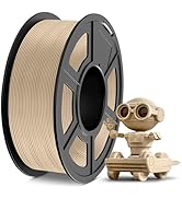 TECBEARS Wood Filament PLA, Neatly Wound 3D Printer Filament 1.75 mm, 3D Printing Filament Wood, ...