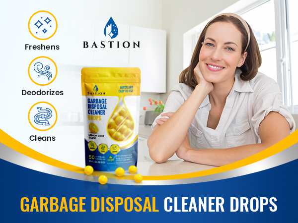 Bastion Garbage Disposal Cleaner Lemon Drops