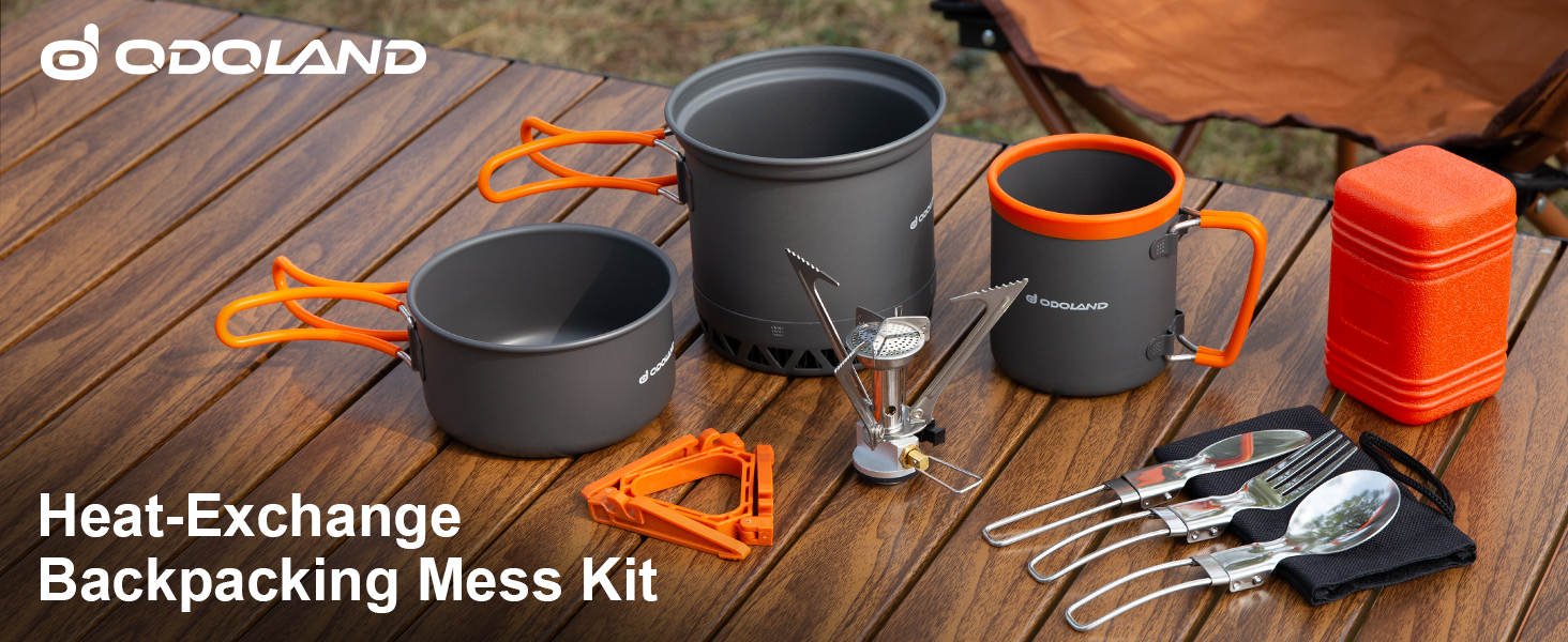 Camping Cookware Mess Kit