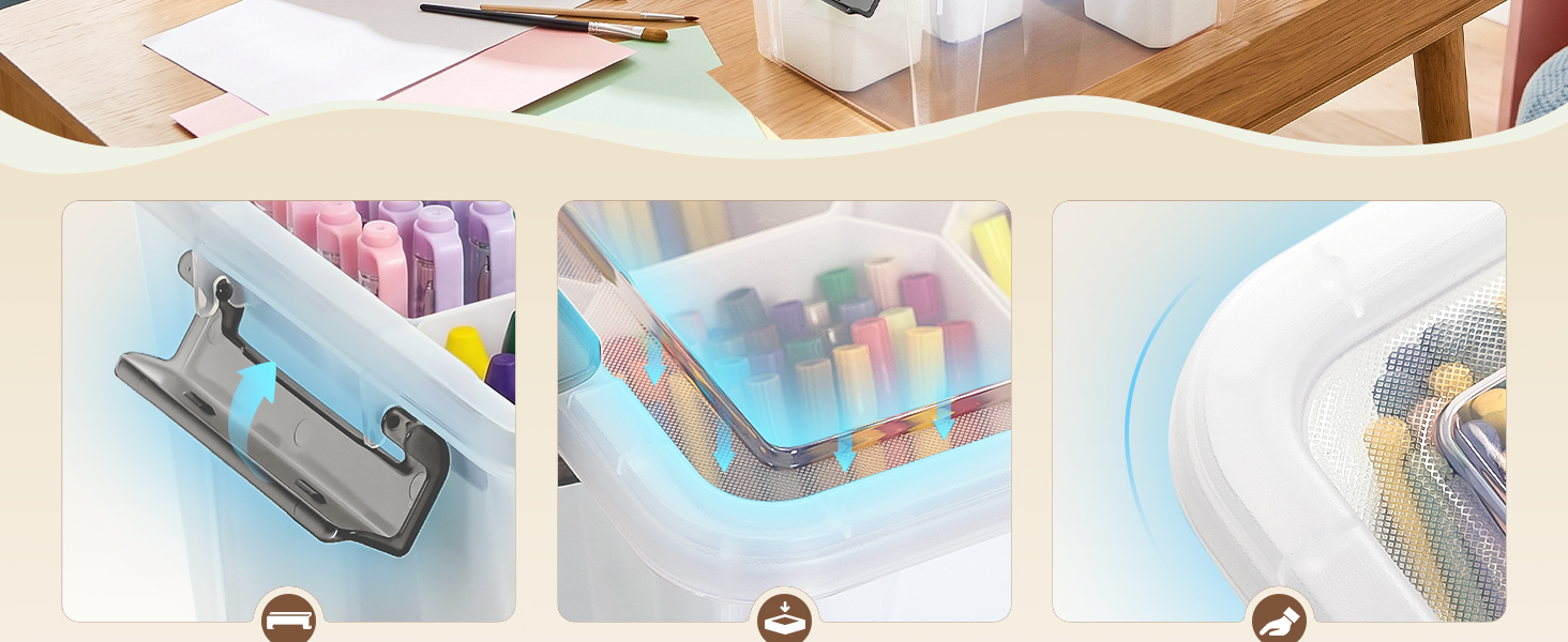 craft organizers and storage