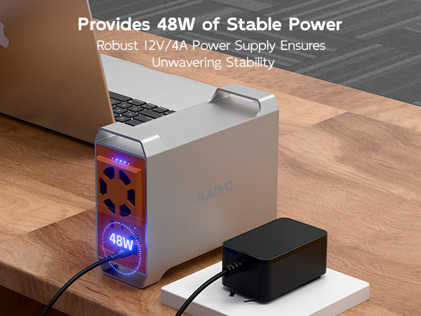 Dual Bay RAID Enclosure for SATA 2.5''/ 3.5'' HDD/SSD