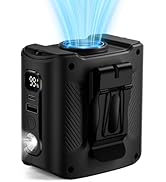 coldSky Portable Waist Fan, 10000mAh Rechargeable Belt fan with LED Display & 60H Runtime, 11000R...