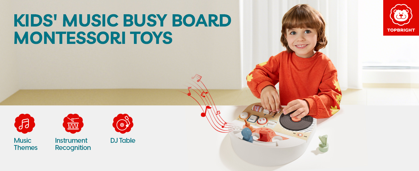MUSIC BUSY BOARD MONTESSORI TOYS