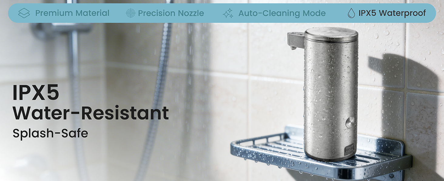 IPX5 Waterproof Soap dispenser