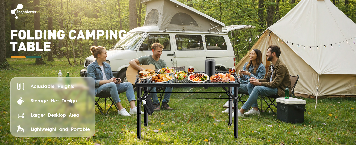 folding camping table