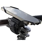 JOYROOM Bike Phone Holder, [Soft Silicone Shock Absorption] Motorcycle Phone Mount, Universal Han...