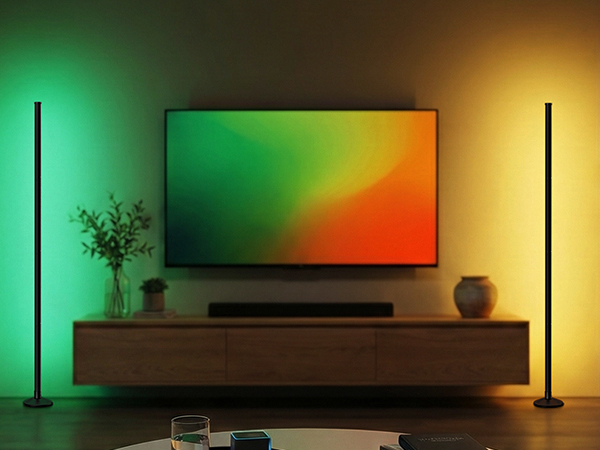 EMART RGB Corner Floor Lamp