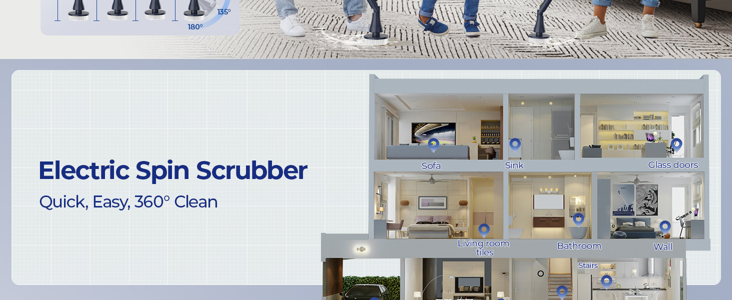 electric spin scrubber bathroom