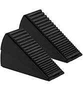 TOPTAKE Strongest Adjustable Spring Loaded Large Door Stopper - Heavy Duty Tall Door Stop Wedge f...