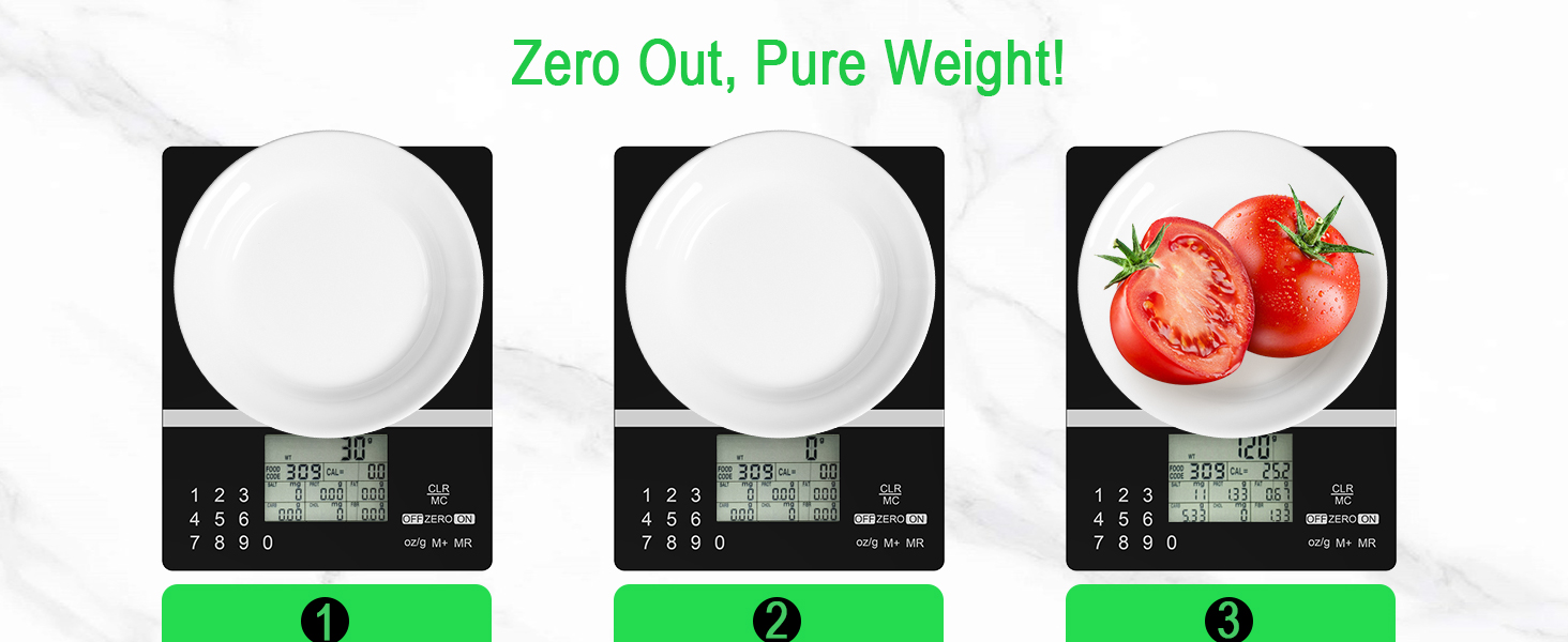 macro scale for food