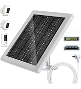 Solar Panel for Ring Camera, 5V 5W Outdoor Solar Battery Charger for Ring Spotlight Camera, Ring ...