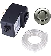 Mr. Scrappy 20-MSAS-65-BN Single Outlet Garbage Disposal Air Switch, Kitchen Sink Top On and Off ...