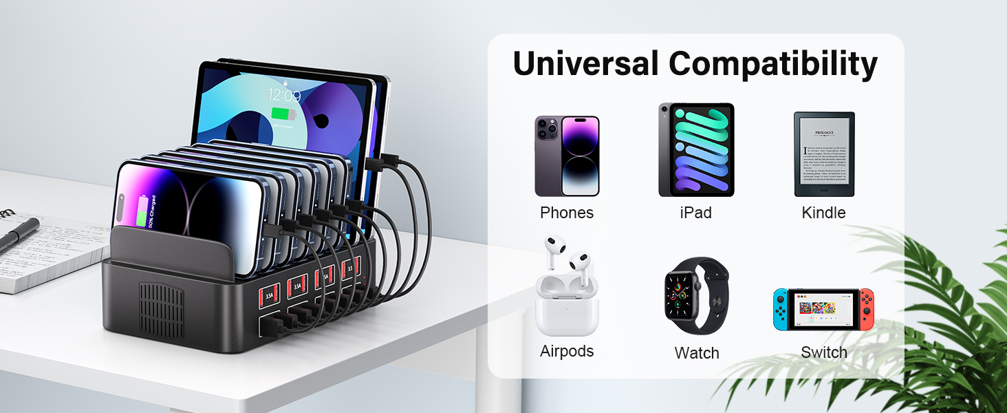  Charging Station for Multiple Devices