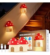 Motion Sensor Night Light, Rechargeable Battery Night Light with 3 Color Temperatures, Adjustable...