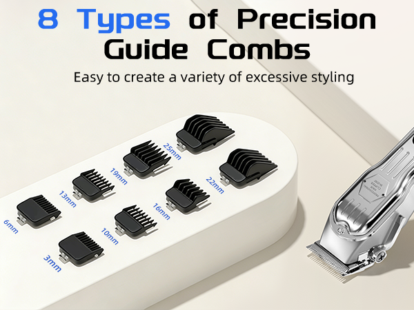 8 types of precision guide combs