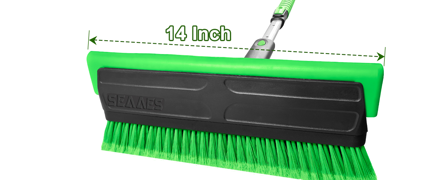 snow brush and ice scraper