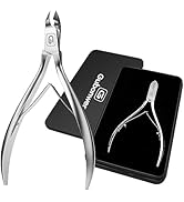 Cuticle Trimmer 3/4 Jaw Extremely Sharp Cuticle Nippers Scissors Stainless Steel Clippers Cutter ...