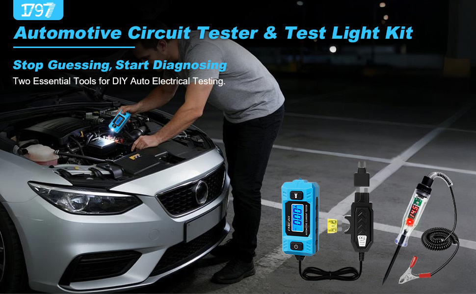 Automotive Circuit Relay Tester &amp;amp; Test Light Kit