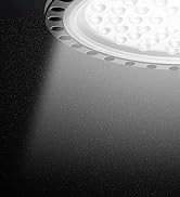 Viugreum 10 Pack 200W UFO LED High Bay Lights, 20000LM 6500K Daylight White Ultra Thin Highbay Li...