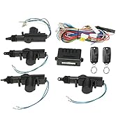 Shkalacar Central Locking System for 4 Doors Universal Keyless Entry Car Kit Burglar Alarm Protec...