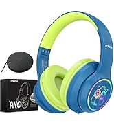 LOBKIN Active Noise Cancelling Headphones for Kids,Bluetooth 5.4,Kids Headphones Wireless with Mi...